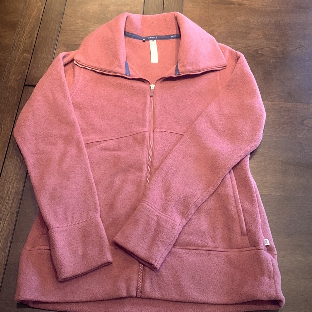 Adidas Small Sustainability Fleece Jacket Small